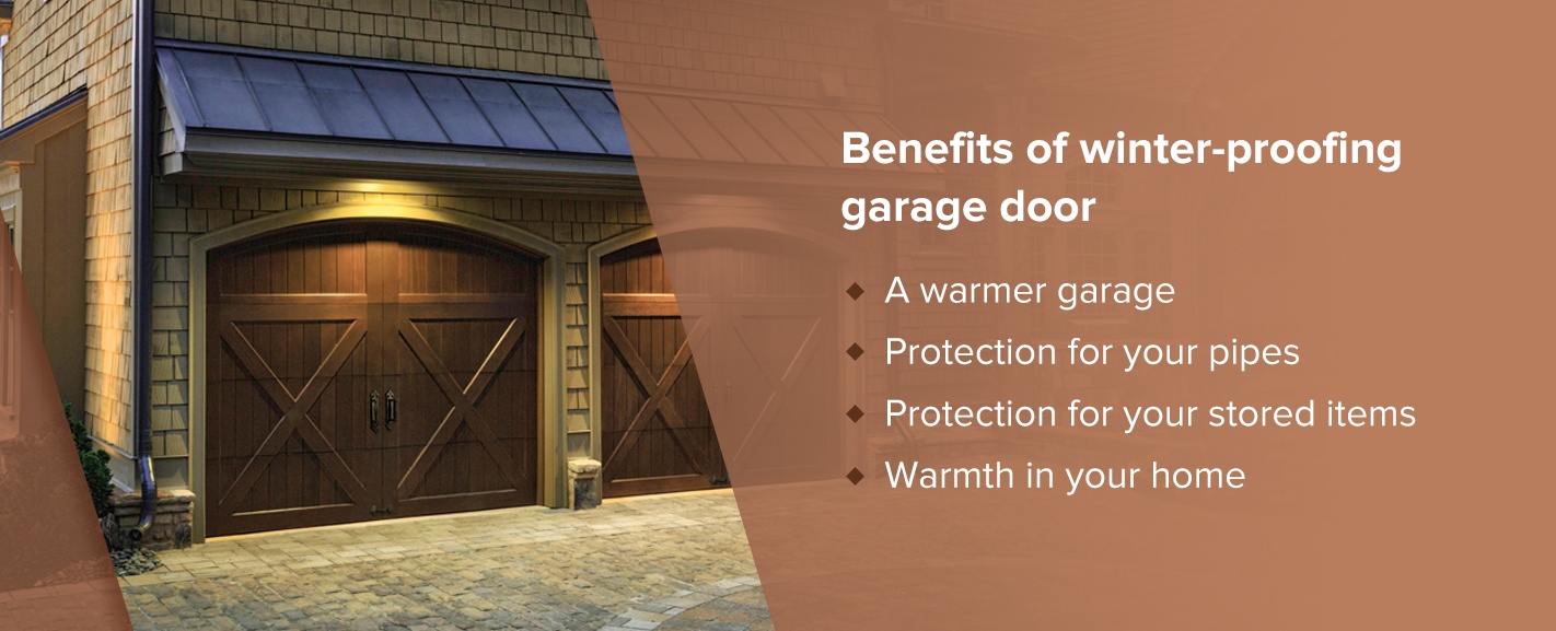 benefits of winter proofing garage door
