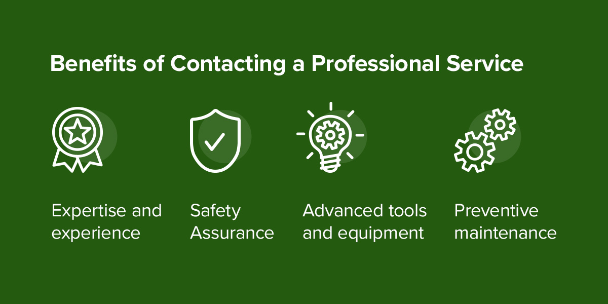 Benefits of contacting a professional service