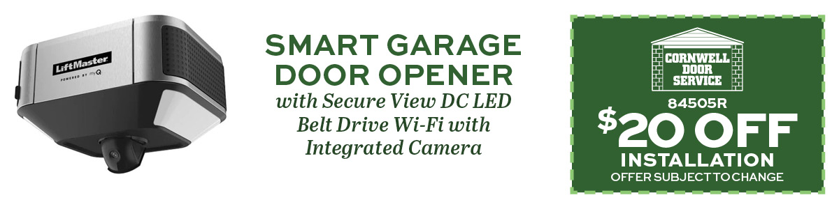 Smart garage door opener $20 off coupon