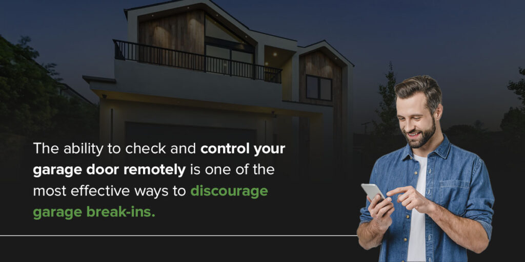 Control you rgarage door remotely