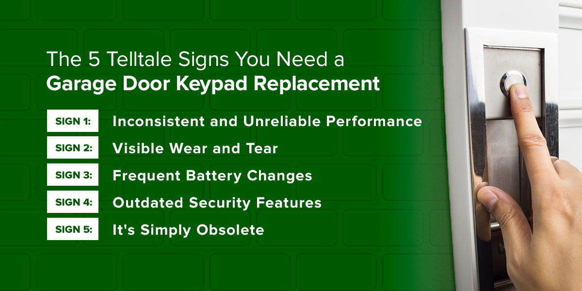 5 Signs to Replace Your Garage Door Keypad | Expert Guide